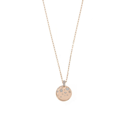 Girocollo Rue Des Mille Medaglia Stars in the Sky - Catena Maglia Allungata Sottile GRZ 009 TD STE AU