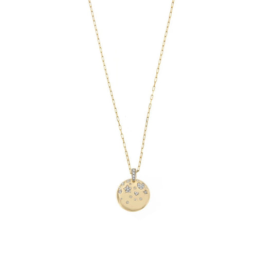 Girocollo Rue Des Mille Medaglia Stars in the Sky - Catena Maglia Allungata Sottile GRZ 009 TD STE AU