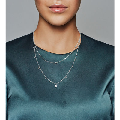 Pandora Waterfall Drop Necklace 397084CZ-45