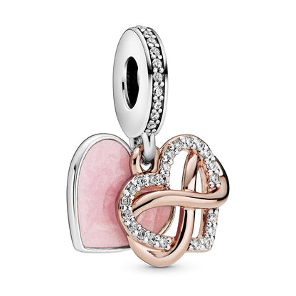 Charm Pendente Pandora a Cuore Infinito Scintillante 788878C01