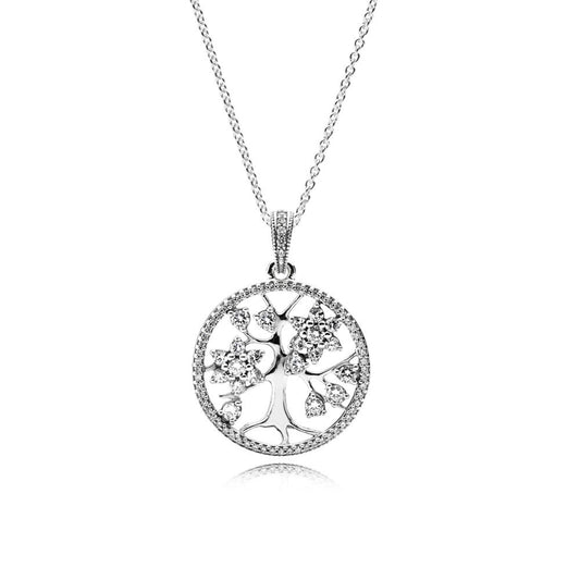 Collana Pandora Con Pendente Albero Genealogico 390384CZ-80