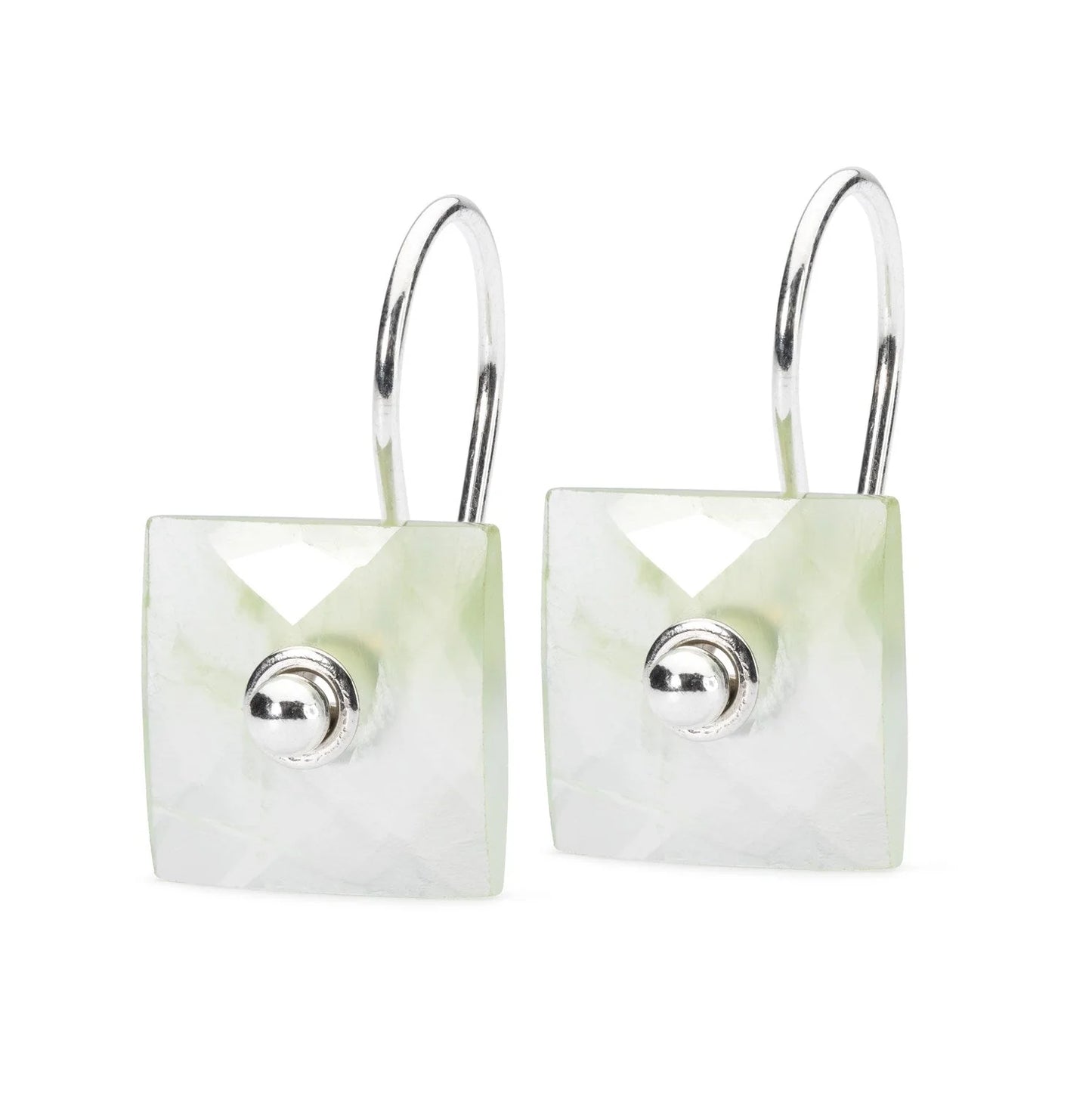 Orecchini Prenite Verde con Monachelle Argento Trollbeads TZZIT-01292