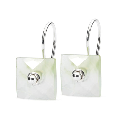 Orecchini Prenite Verde con Monachelle Argento Trollbeads TZZIT-01292
