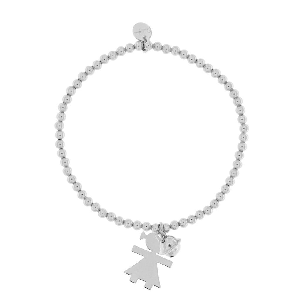 Bracciale Rue Des Mille a Pallini Elastico con Ciondolo Carrozza BR-ELAP-XS-STE