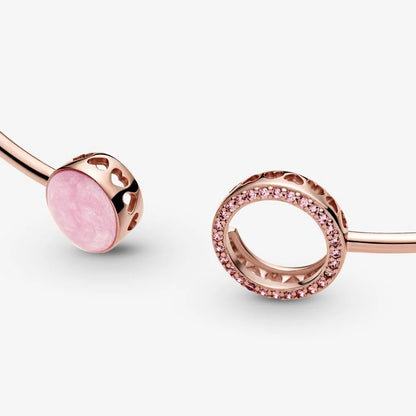 Pandora Pink Spiral Rigid Bracelet 589287C01