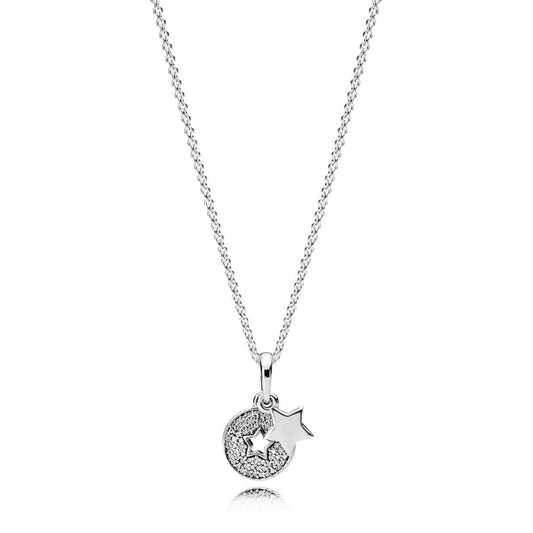 Pandora Star Celebration Pendant Necklace 396375cz