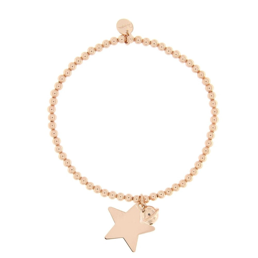 Bracciale Rue Des Mille a Pallini Elastico con Ciondolo Carrozza BR-ELAP-XS-STE