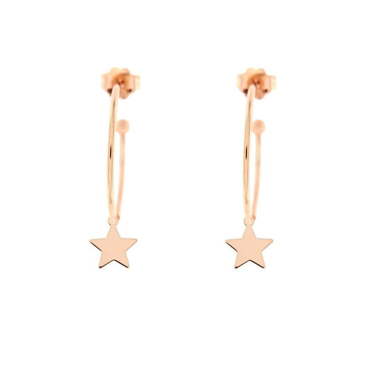 Orecchini Cerchio Rue Des Mille Ciondolo Micro Stella ORD3STE