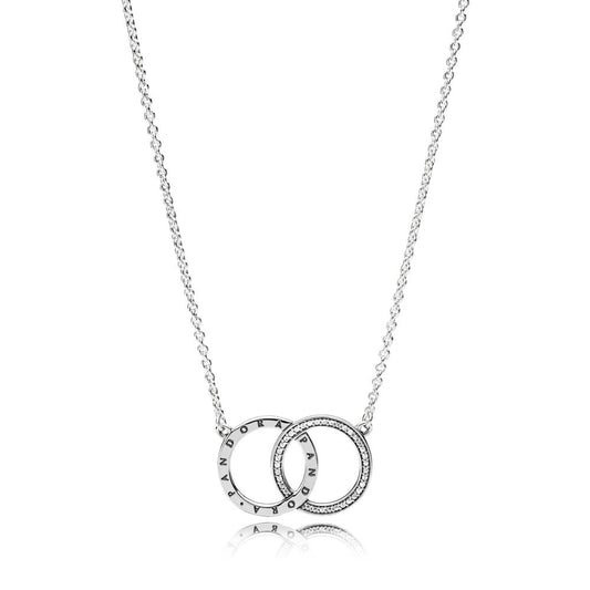 Pandora Circle Pendant Necklace 396235cz