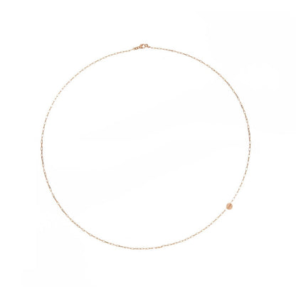 Girocollo Rue Des Mille Catena Maglia Allungata Sottile GRZ-007 BASE 02 AU