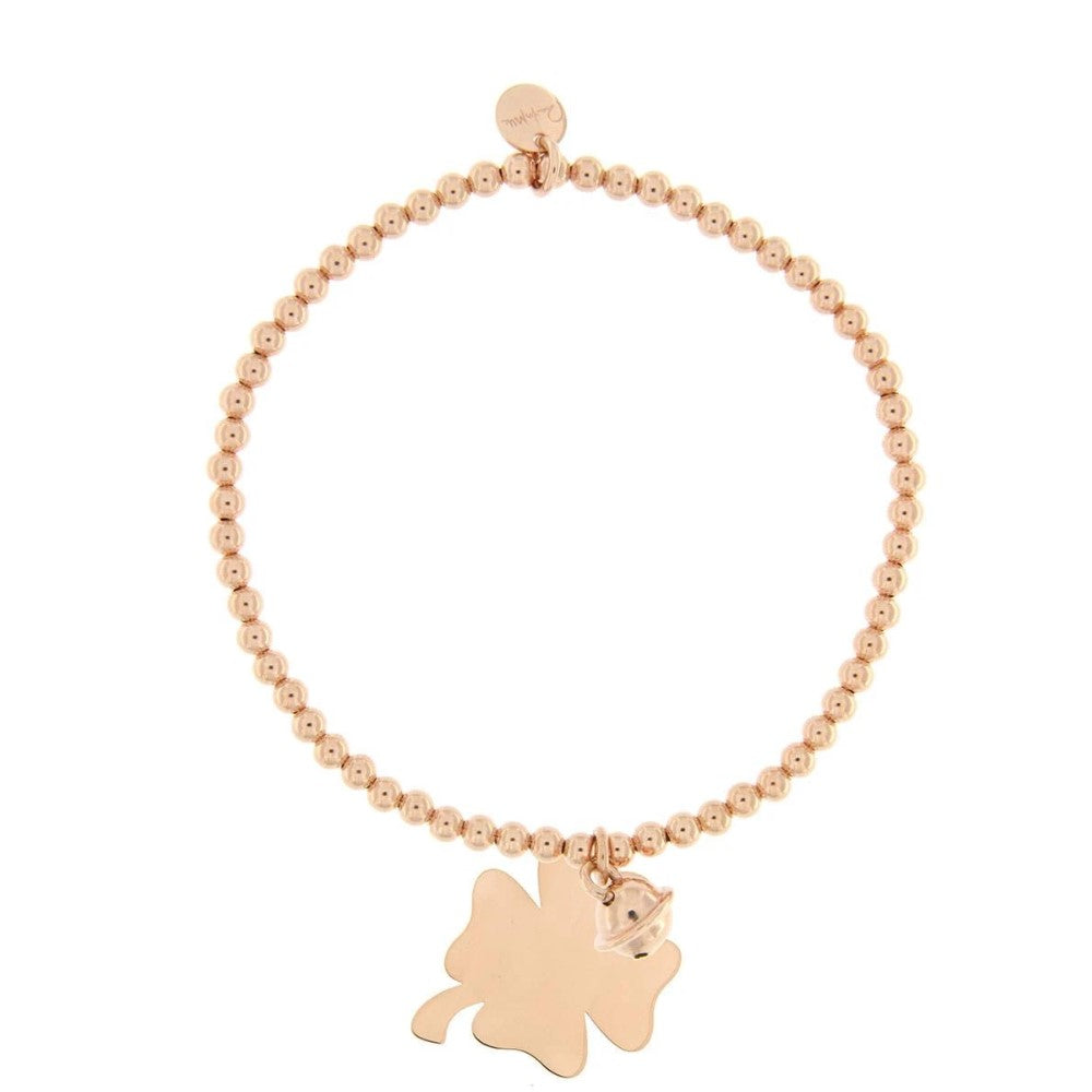 Bracciale Rue Des Mille a Pallini Elastico con Ciondolo Carrozza BR-ELAP-XS-STE
