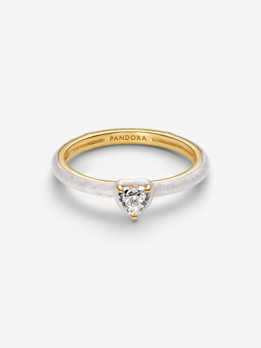 Anello Pandora White Chakra Heart Pandora ME 163088C01