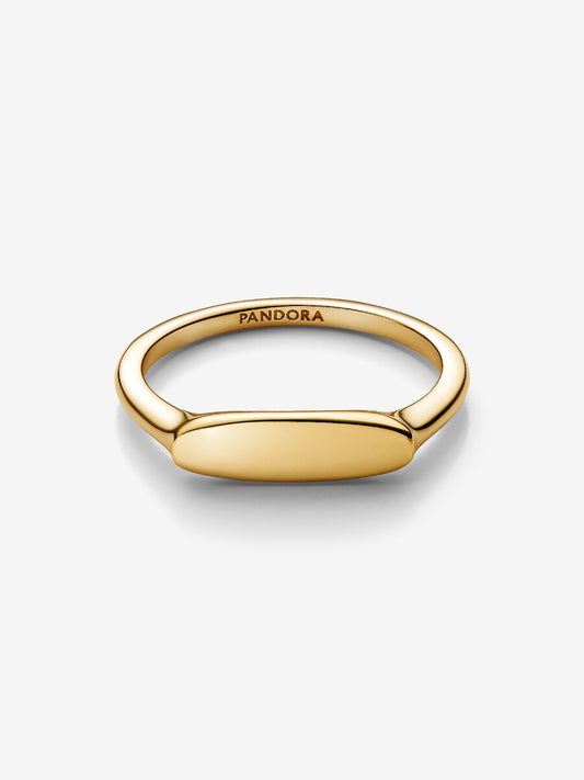 Anello Pandora Fascia con barra da incidere 163986C00
