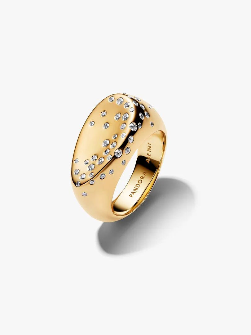 Anello Pandora Sigillo Grande con Pietre Luminose 164671C01