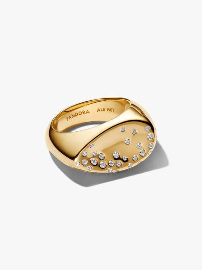 Anello Pandora Sigillo Grande con Pietre Luminose 164671C01