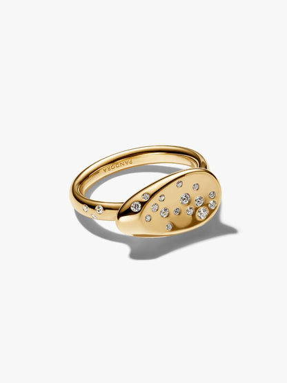 Anello Pandora Sigillo con Pietre Luminose 164707C01