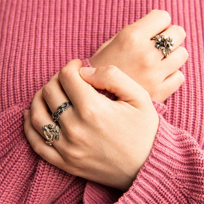 Anello Trollbeads Biancospino con Perla TAGRI-00221