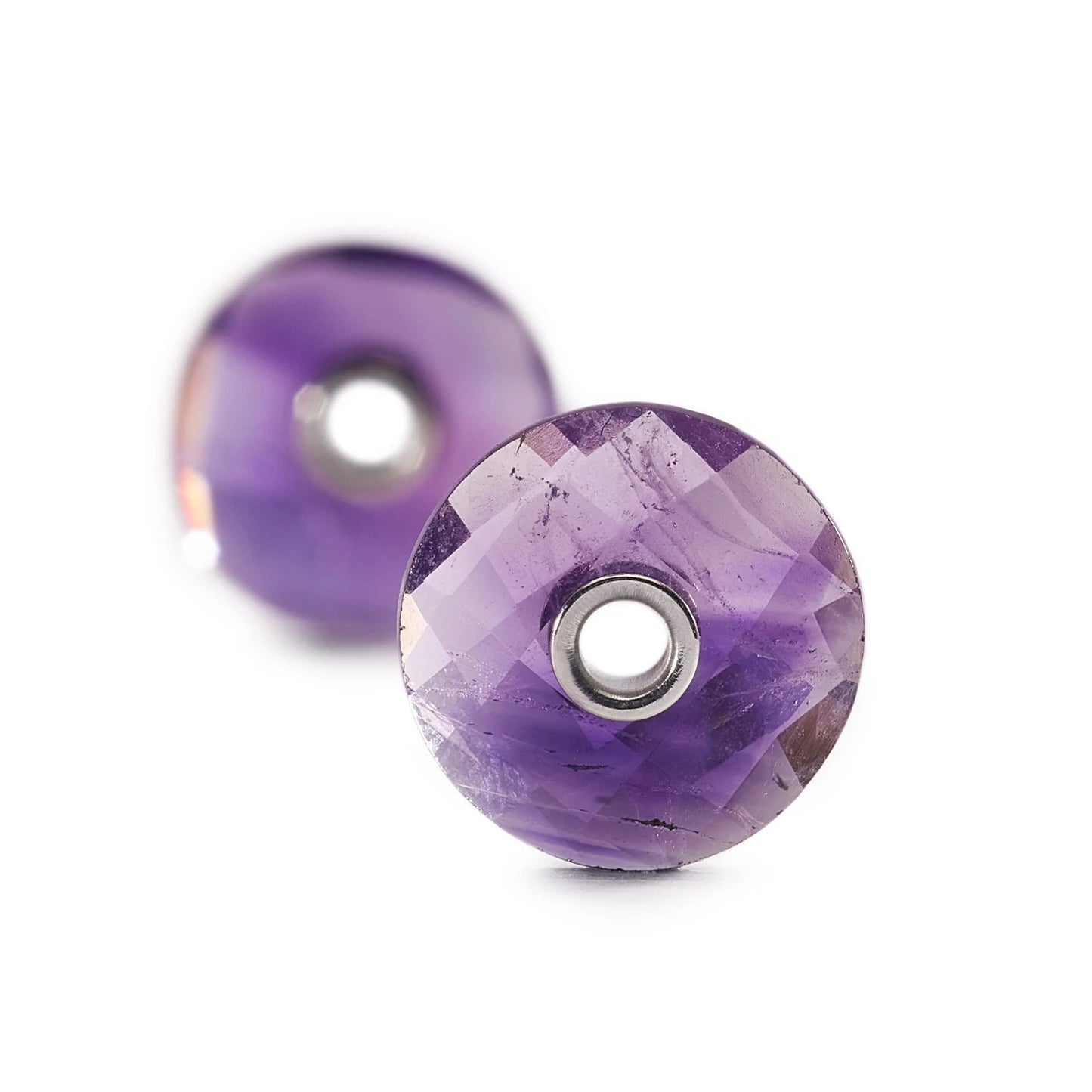 Orecchini Ametista con Monachelle in Argento Trollbeads TAGBO-00817