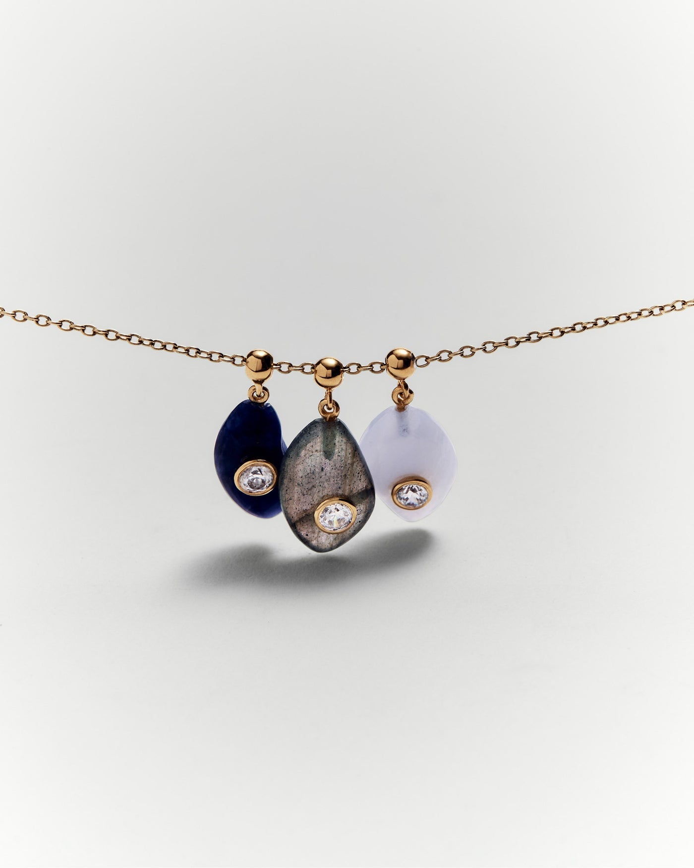 Charm PD PAOLA Serenity Blue Agate Charm CH01-258