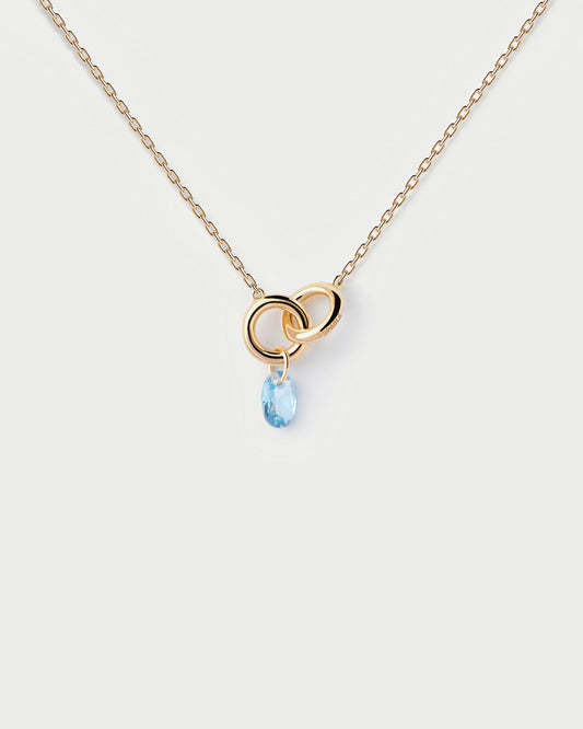 Collana PDPAOLA Blue Lily Necklace COB1-842-U