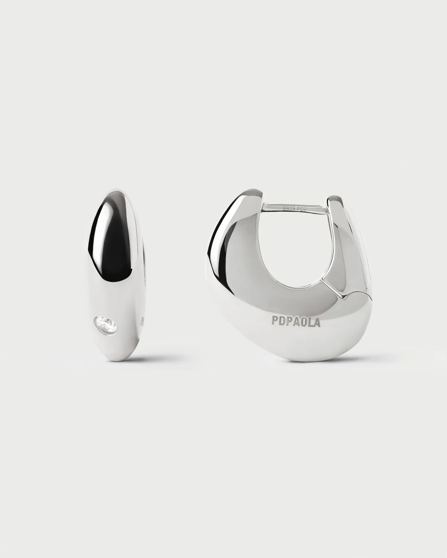 Orecchini PDPAOLA Wave Hoops ARB2-F60-U