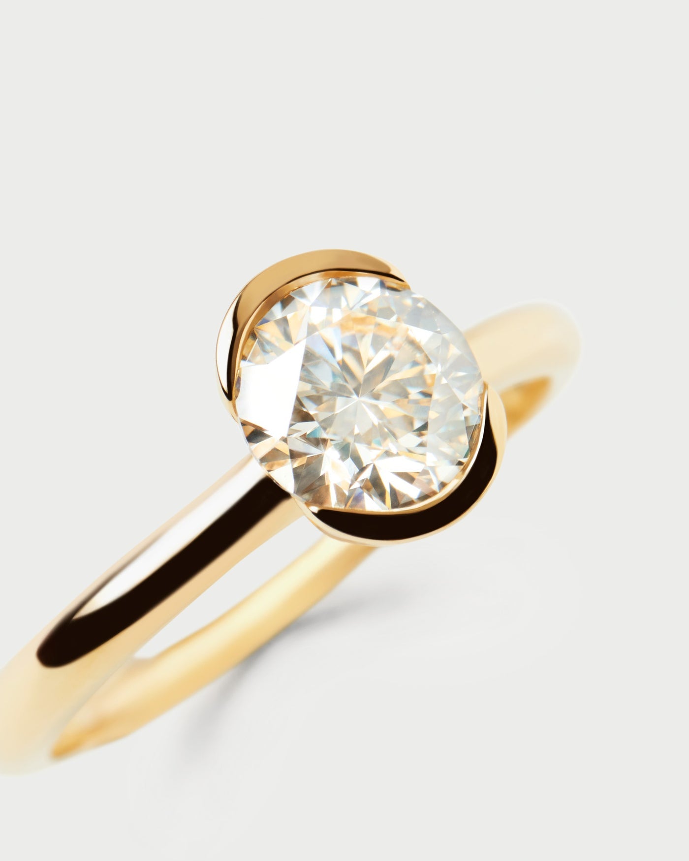 Anello PD PAOLA Anello solitario in diamante e oro Grace AN05-E78
