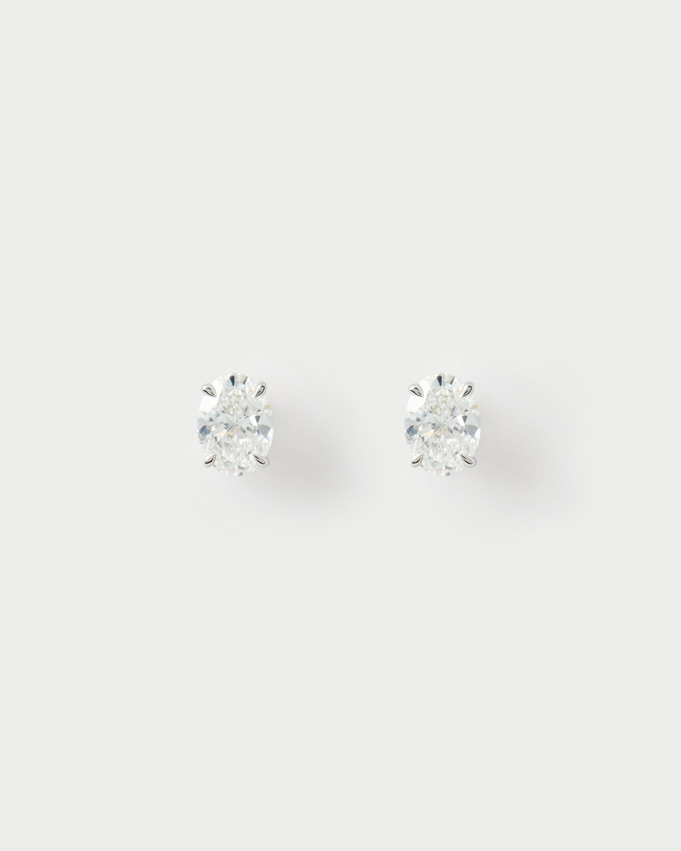 Orecchini PD PAOLA Diamond and white gold Ace stud earrings AR06-F99-U