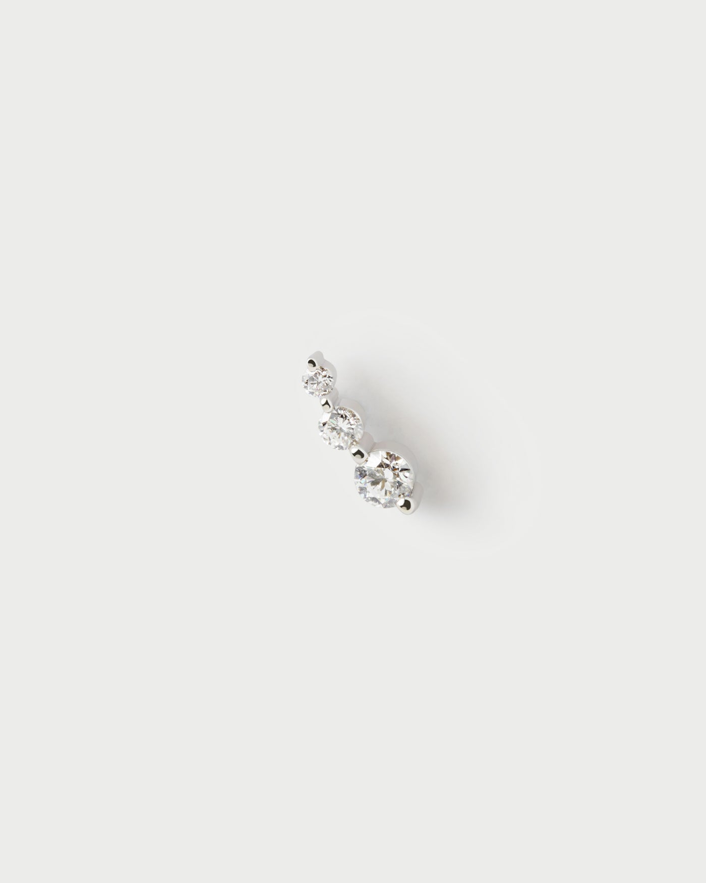 Piercing PD PAOLA Piercing orecchio in diamanti e oro bianco Eve PG06-384-U