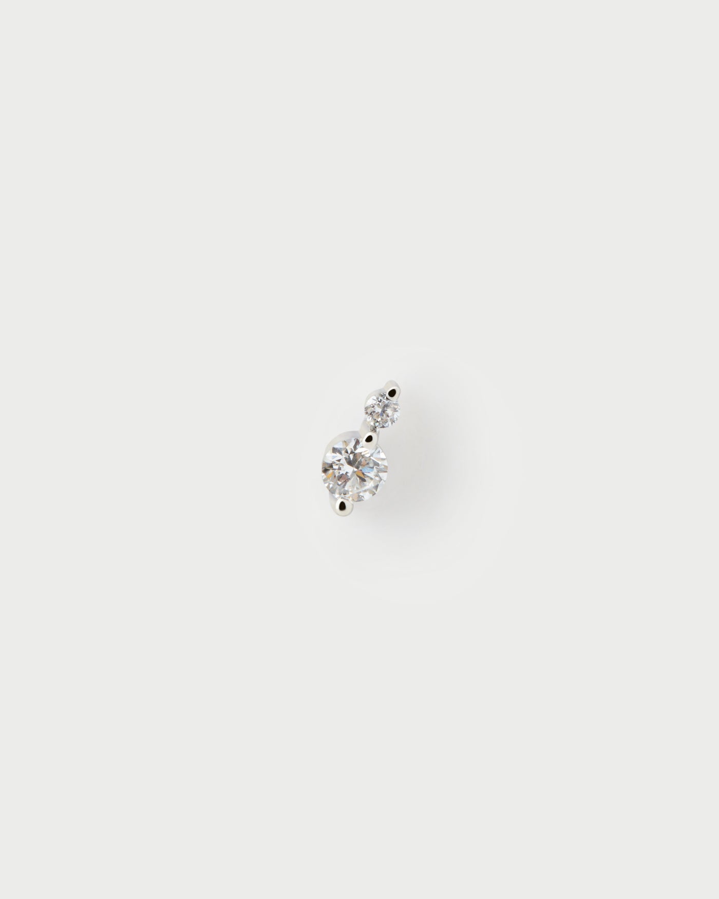 Piercing PD PAOLA Piercing orecchio in diamanti e oro bianco Eve Mini PG06-385-U