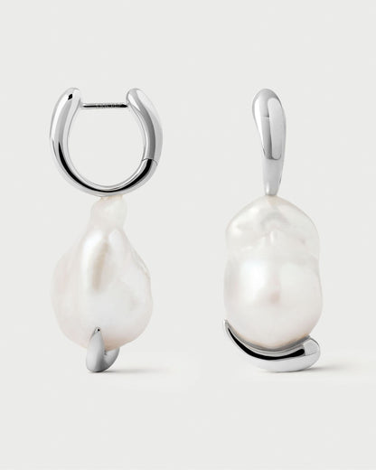 Orecchini PD PAOLA La Perla Marea Hoops Silver ARB2-G53-U