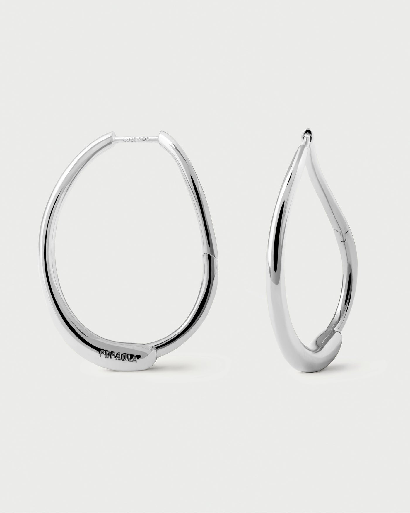 Orecchini PD PAOLA Halo Hoops Silver ARB2-G52-U