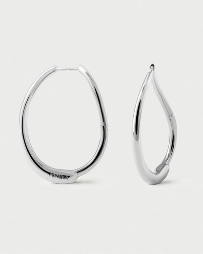 Orecchini PD PAOLA Halo Hoops Silver ARB2-G52-U