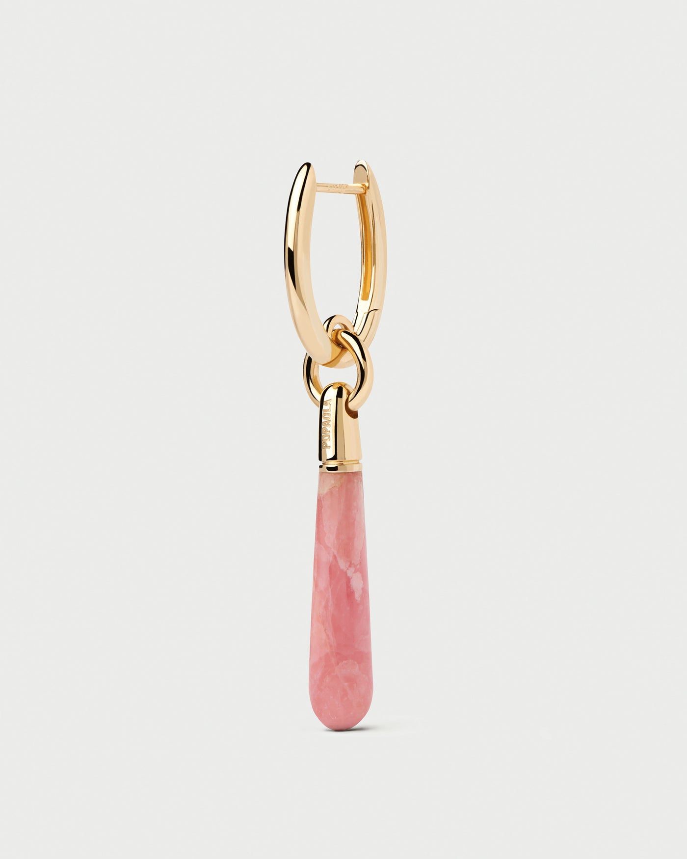 Piercing PD PAOLA Rhodochrosite Large Jupiter Single Hoop PGB1-396-U