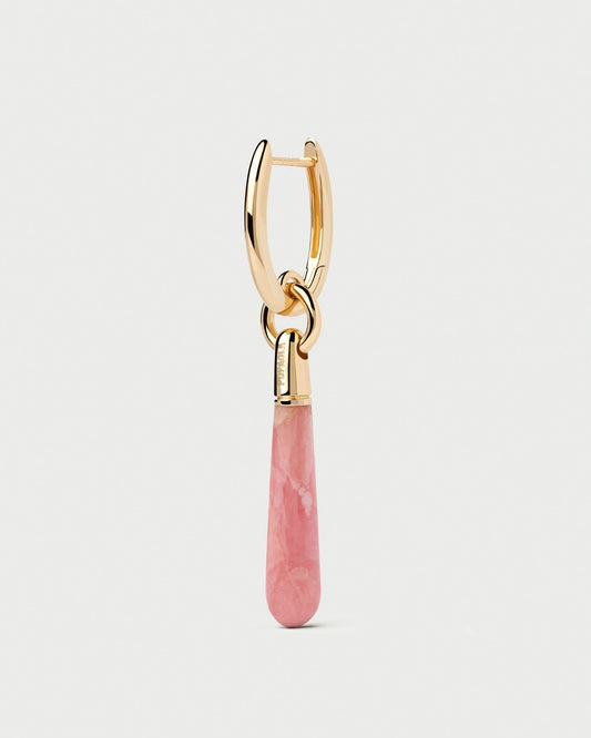 Piercing PD PAOLA Rhodochrosite Large Jupiter Single Hoop PGB1-396-U
