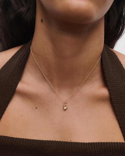 Collana PDPAOLA con pendente iniziale B CO01-B75-U