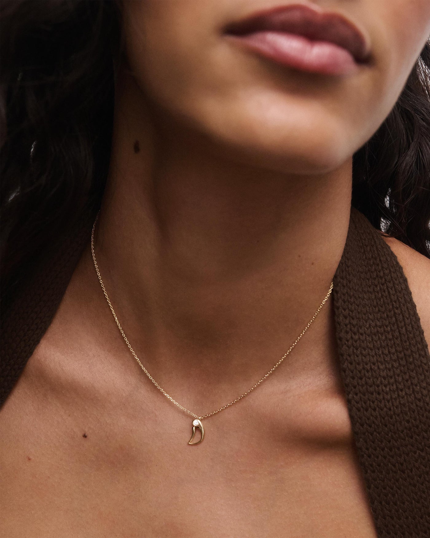 Collana PD PAOLA Collana con pendente iniziale D CO01-B77-U
