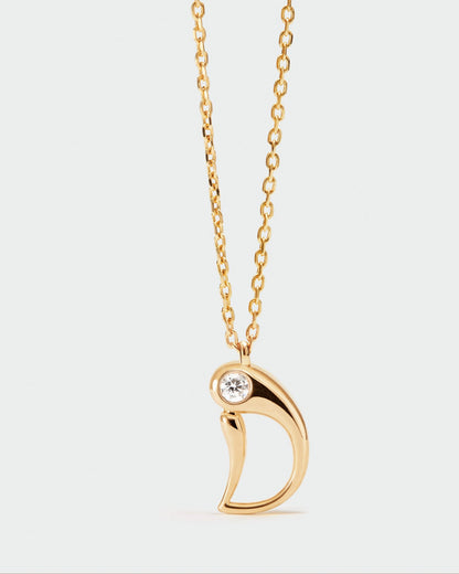 Collana PD PAOLA Collana con pendente iniziale D CO01-B77-U