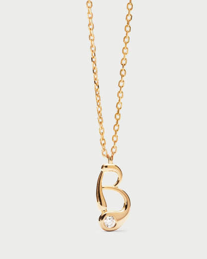 Collana PD PAOLA Collana con pendente iniziale B CO01-B75-U