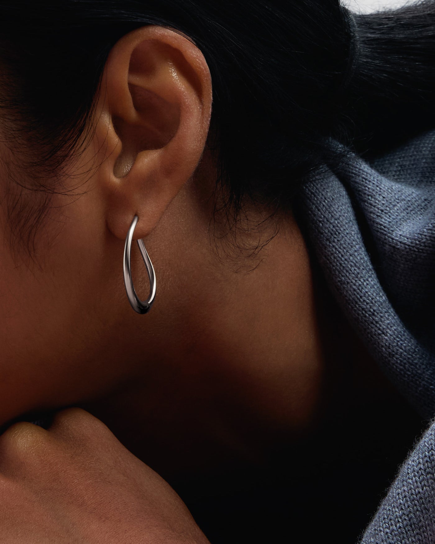 Orecchini PD PAOLA Halo Hoops Silver ARB2-G52-U
