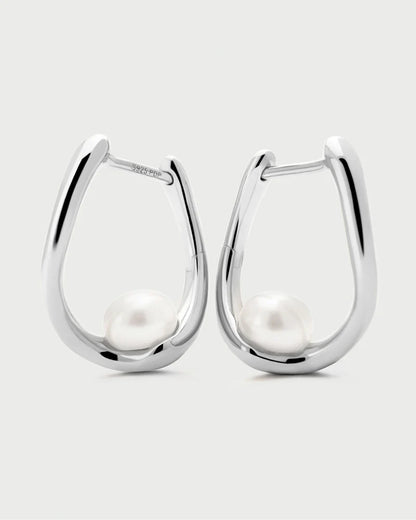 Orecchini PD PAOLA La Perla Aura Hoops Silver ARB2-G51-U