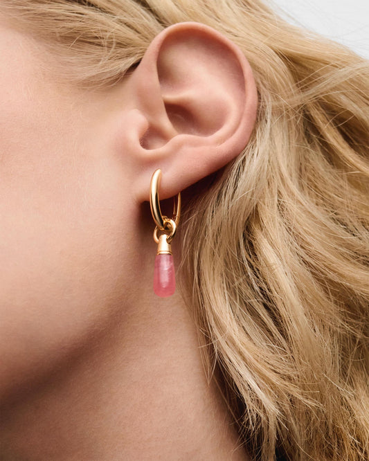 Piercing PD PAOLA Rhodochrosite Jupiter Single Hoop PGB1-397-U