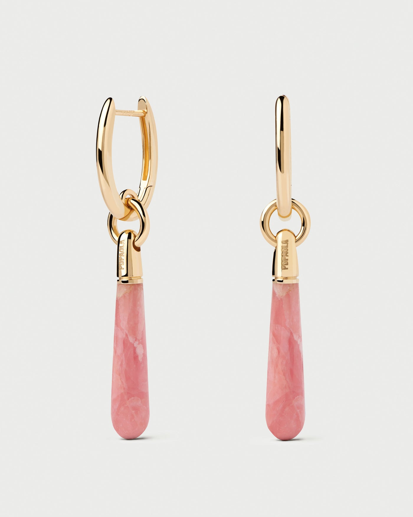 Piercing PD PAOLA Rhodochrosite Large Jupiter Single Hoop PGB1-396-U