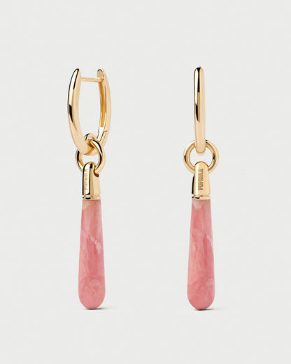 Piercing PD PAOLA Rhodochrosite Large Jupiter Single Hoop PGB1-396-U