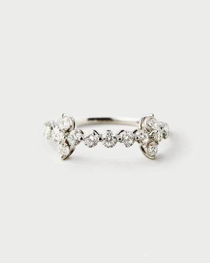 Anello PD PAOLA Anello Maggie Cascade in diamanti e oro bianco AN06-E73