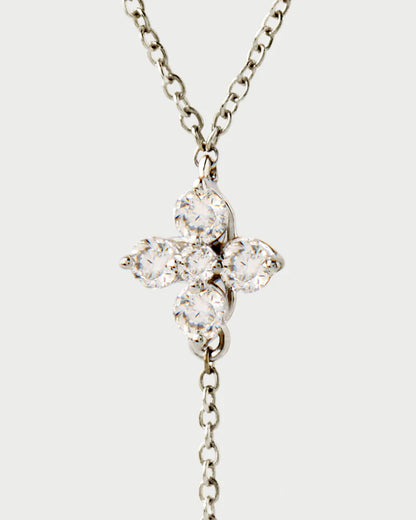 Collana PD PAOLA Collana Maggie in diamanti e oro bianco CO06-B45-U