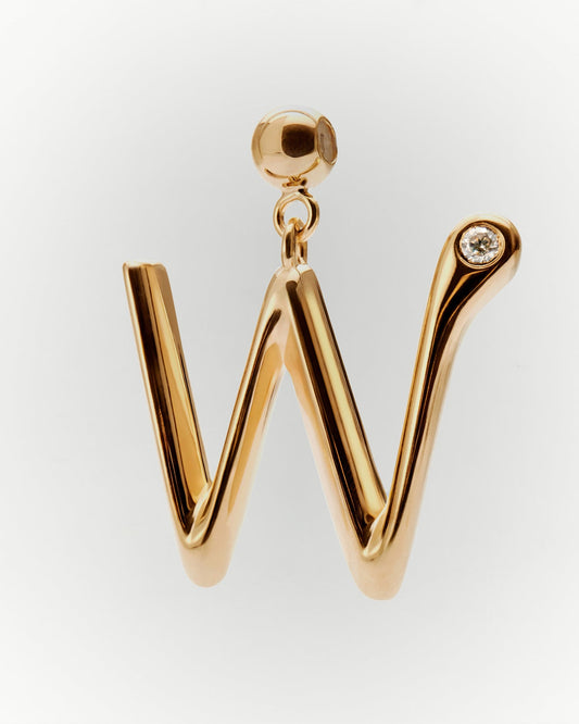 Charm PD PAOLA Lettera W CH01-351-U