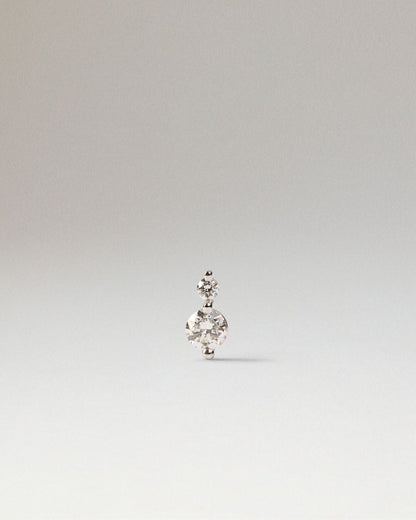 Piercing PD PAOLA Piercing orecchio in diamanti e oro bianco Eve Mini PG06-385-U