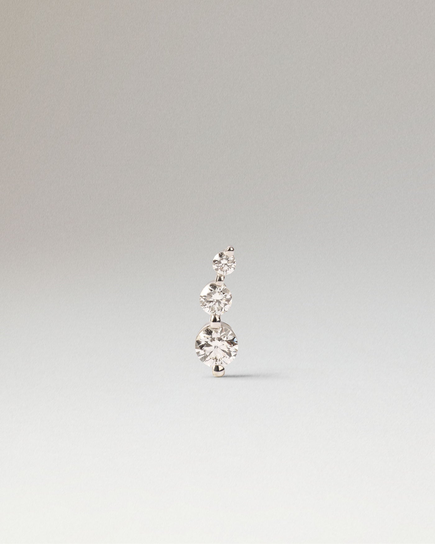 Piercing PD PAOLA Piercing orecchio in diamanti e oro bianco Eve PG06-384-U
