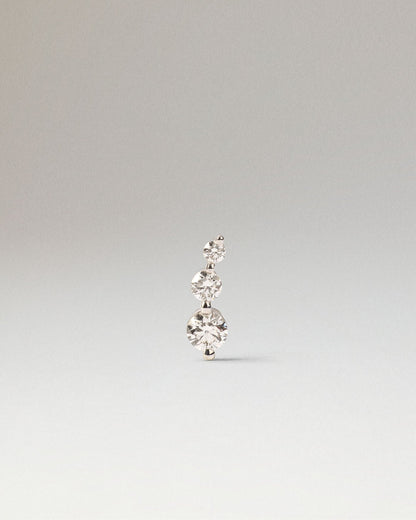 Piercing PD PAOLA Piercing orecchio in diamanti e oro bianco Eve PG06-384-U