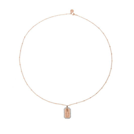 Girocollo Rue Des Mille Medaglia Madonnina - Catena e Punto GRZ-009RTMDAU-MNG